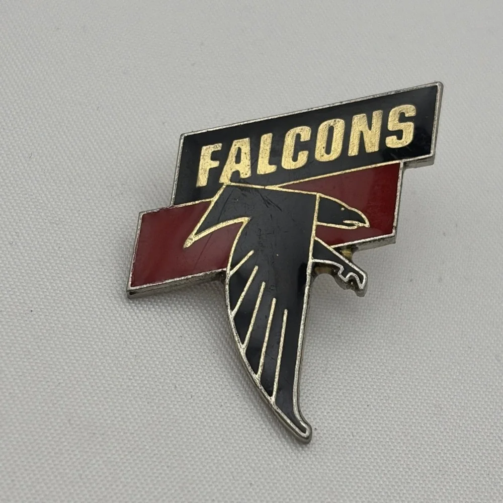 Vintage 1984 Atlanta Falcons Logo NFL Football Lapel Hat Pin